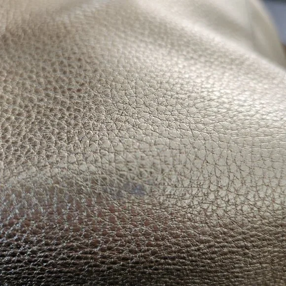 Michael Kors Gold Satchel Bowling Bag style w crossbody strap - Picture 13 of 16